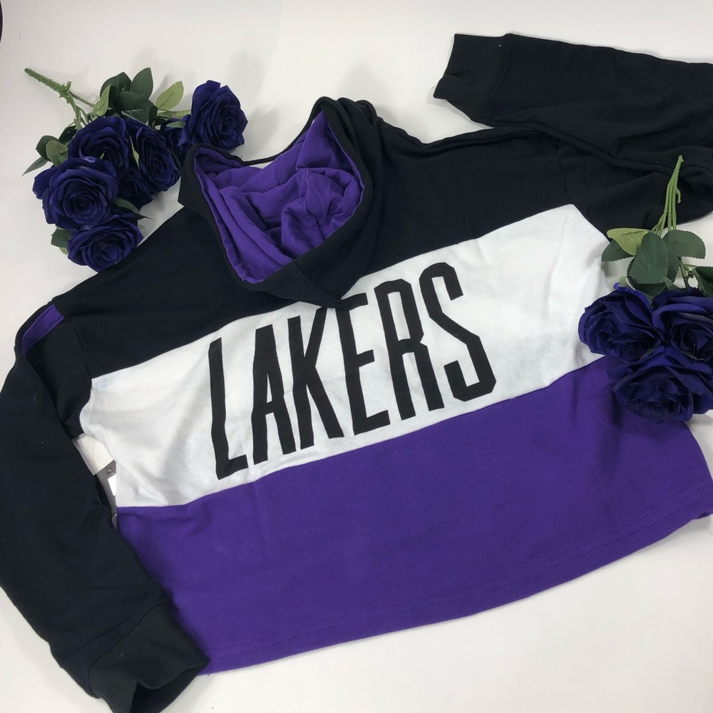 Women’s NBA Lakers Long Sleeve Hoodie Sweater